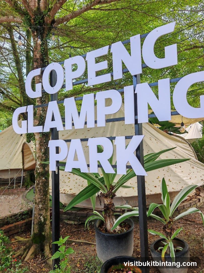 Gopeng Glamping Park Sign