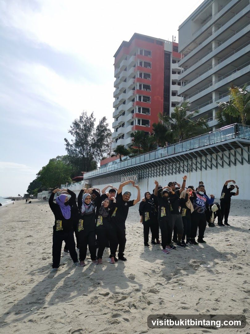 Group on Beach