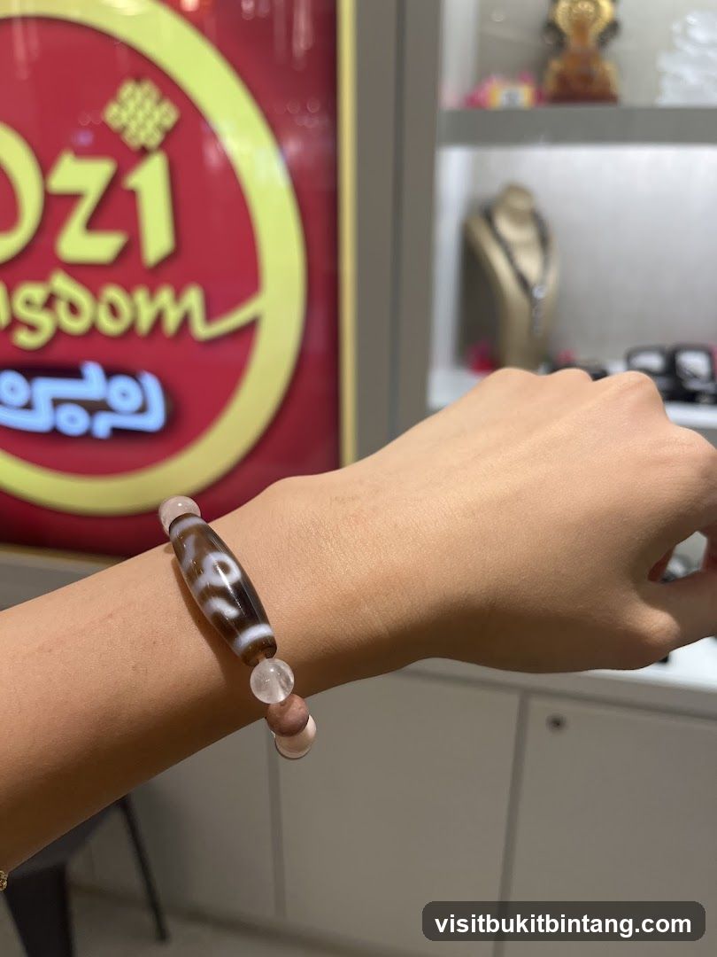 Bracelet with Dzi Bead
