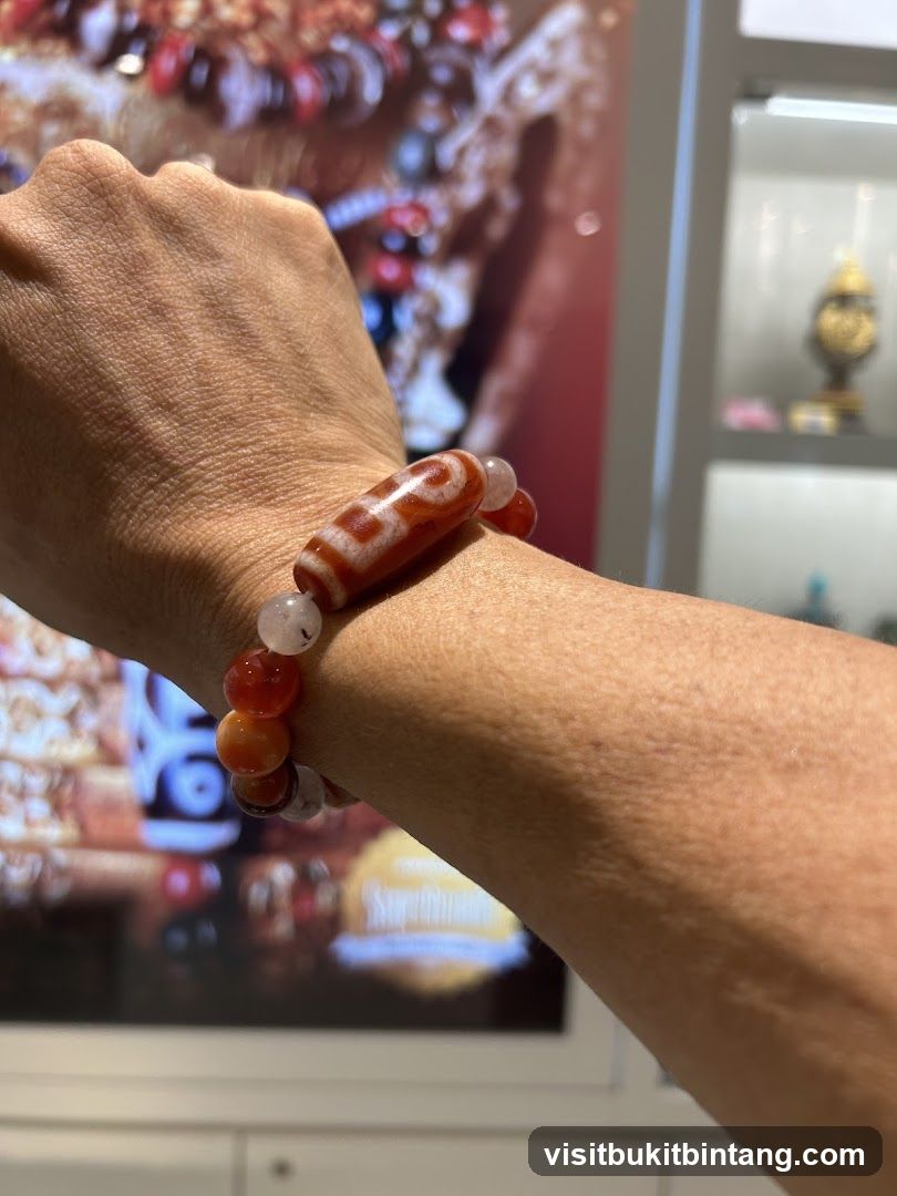 Bracelet with Dzi Bead