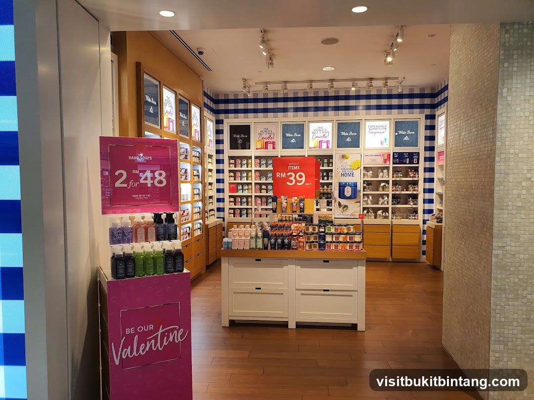 Bath and Body Works Store Interior