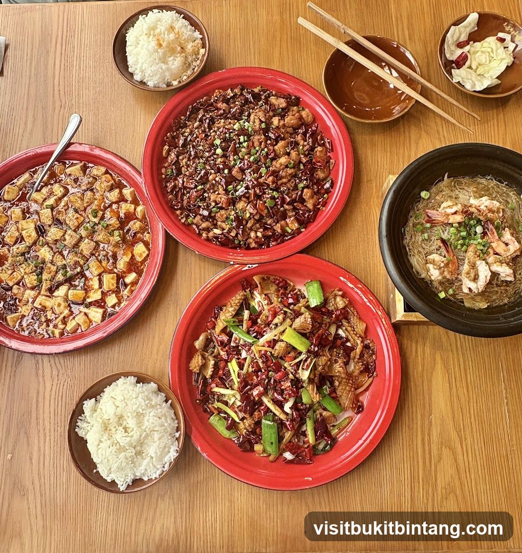 Sichuan Food Spread
