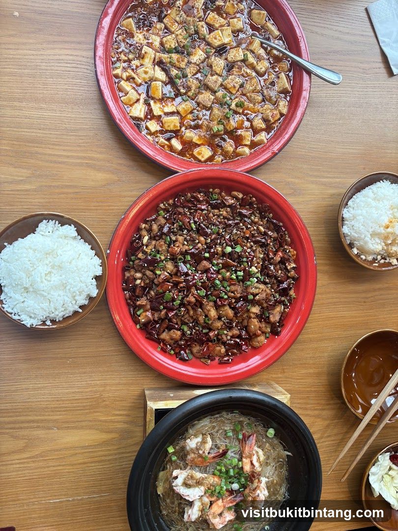 Chinese Food Spread