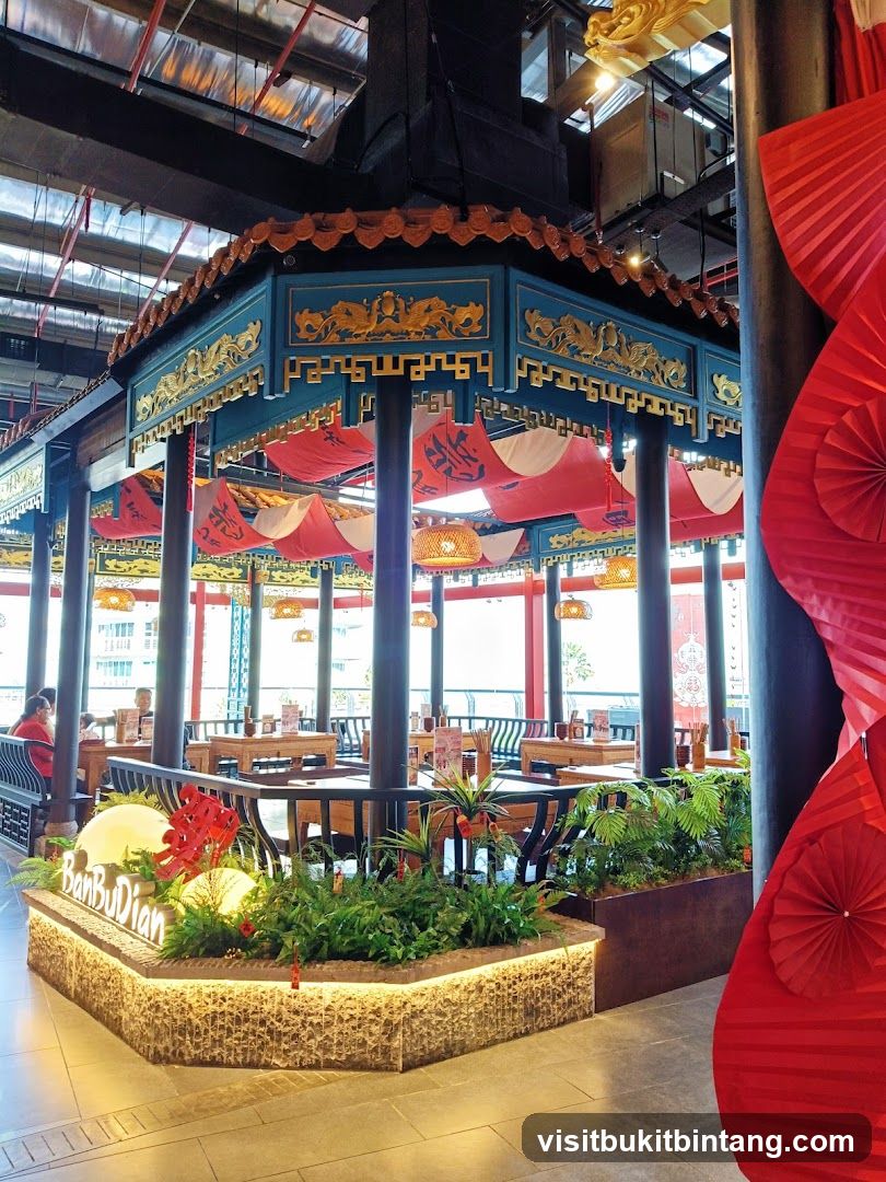 Restaurant Interior with Chinese Decor