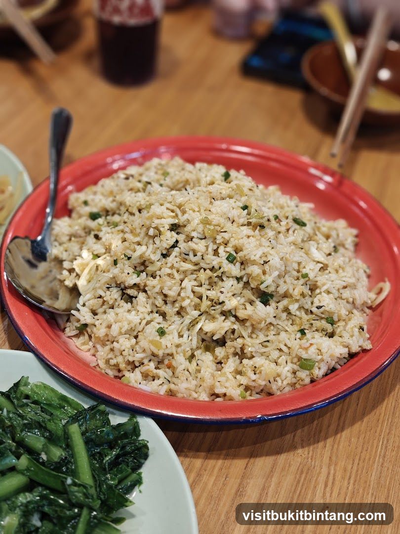 Fried Rice and Greens