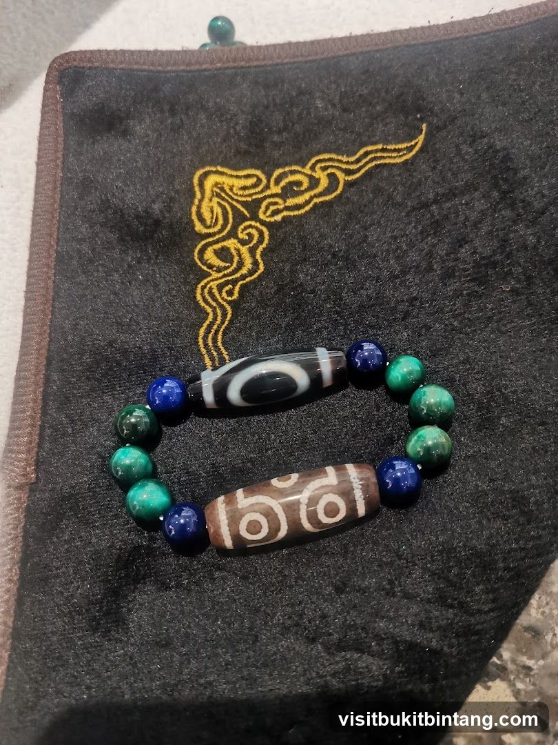 Tibetan Dzi Bead Bracelet