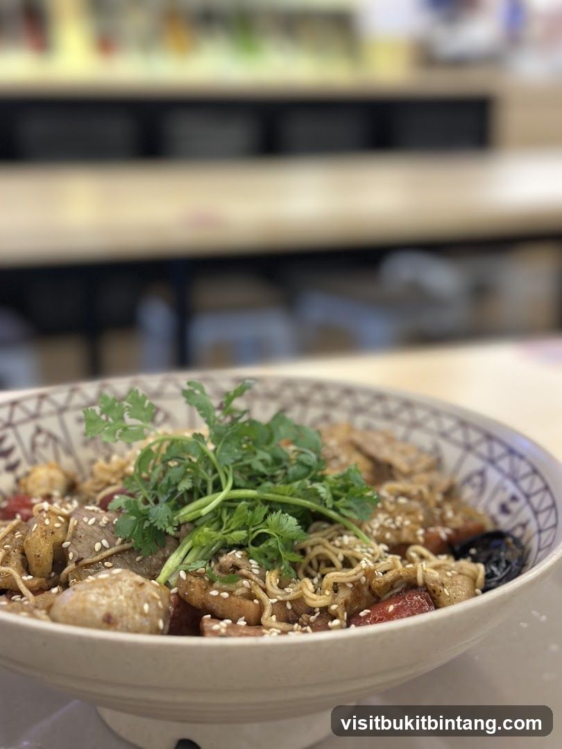 Noodle Dish with Meat and Vegetables