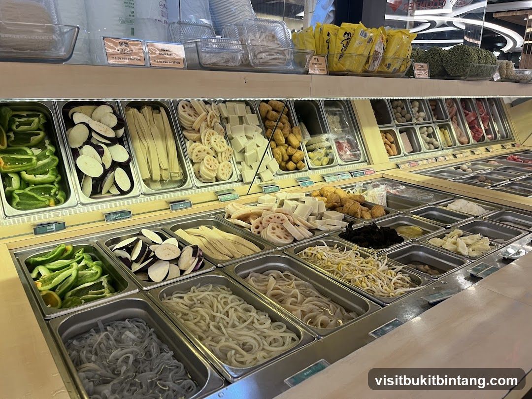 Self-Serve Food Display