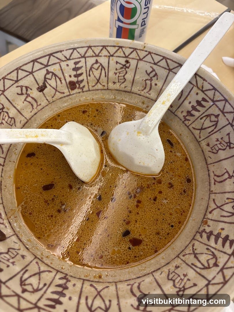 Spicy Broth with Spoons