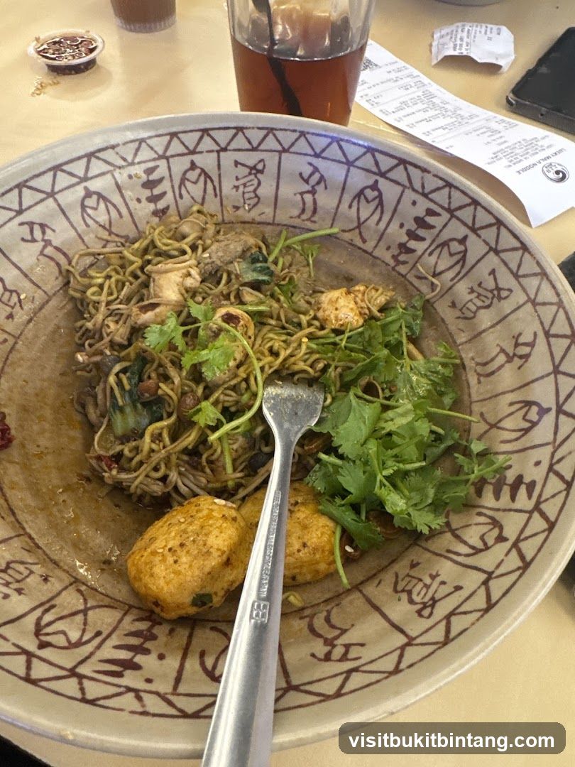 Noodle Dish with Sides