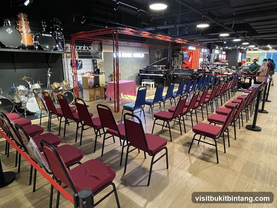 Music Store Seating Area