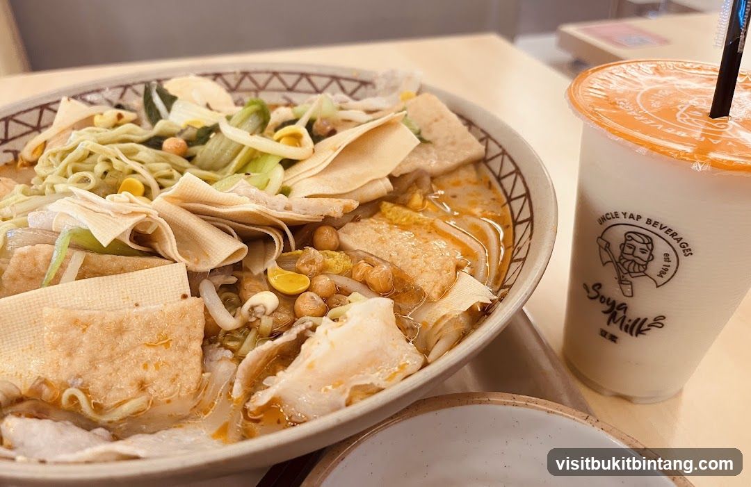Noodle Soup and Soya Milk