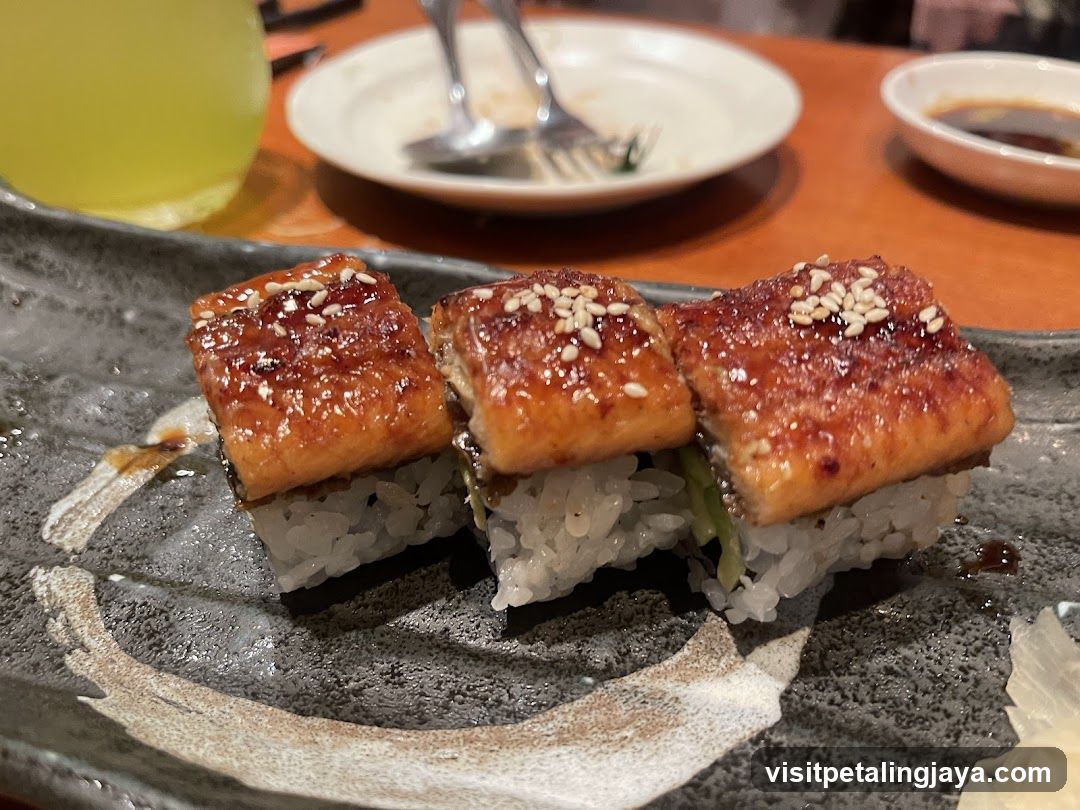 Eel Sushi Platter