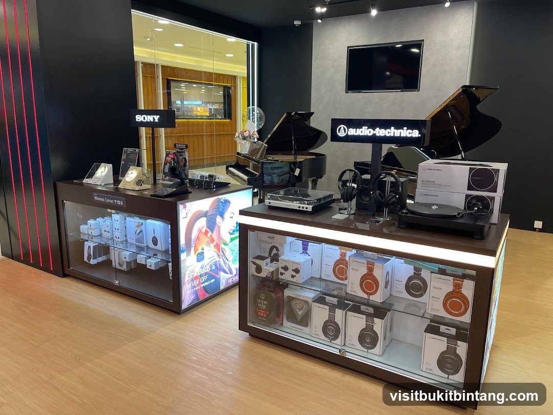 Audio Equipment Store Display