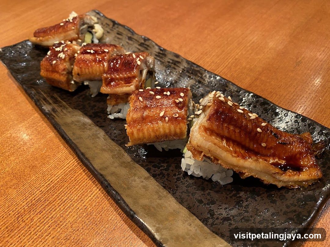 Grilled Eel Sushi Platter