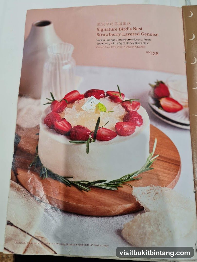 Signature Bird's Nest Strawberry Layered Genoise