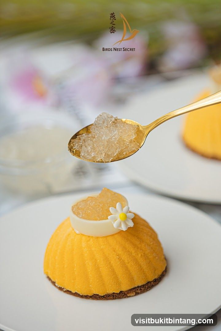 Dessert with Bird's Nest