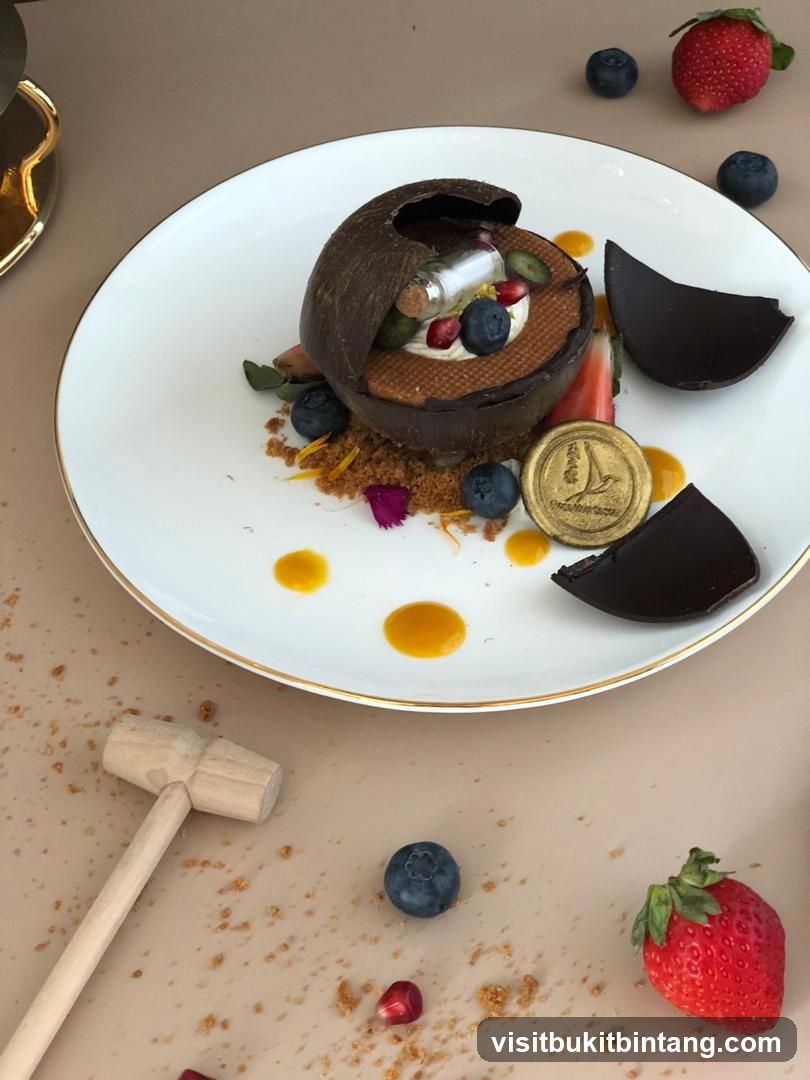 Chocolate Sphere Dessert