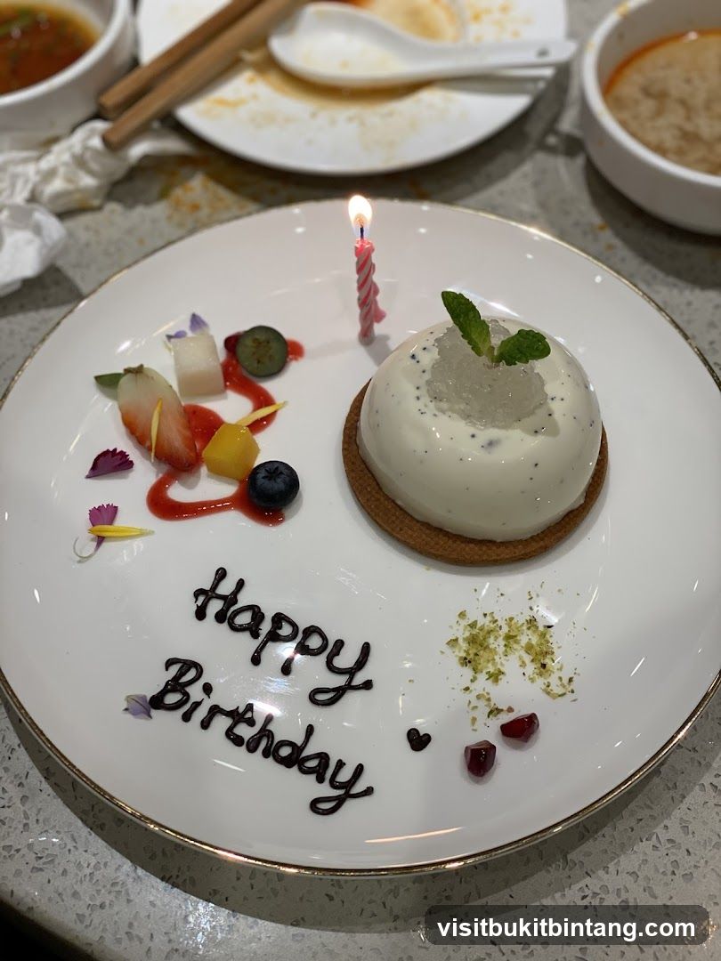 Birthday Dessert