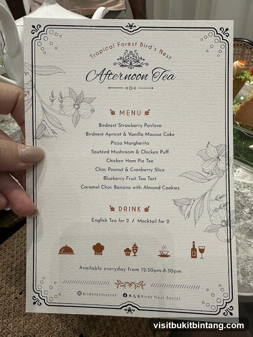 Tropical Forest Bird's Nest Afternoon Tea
