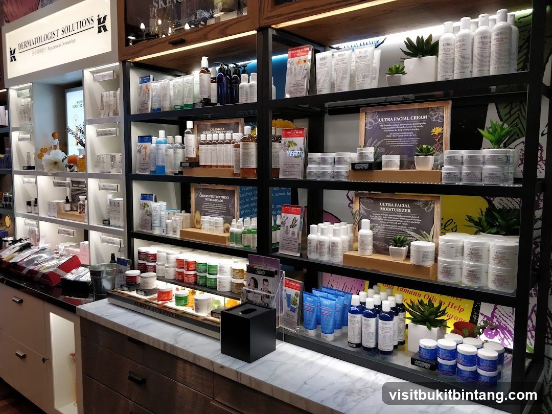 Skincare Products Display