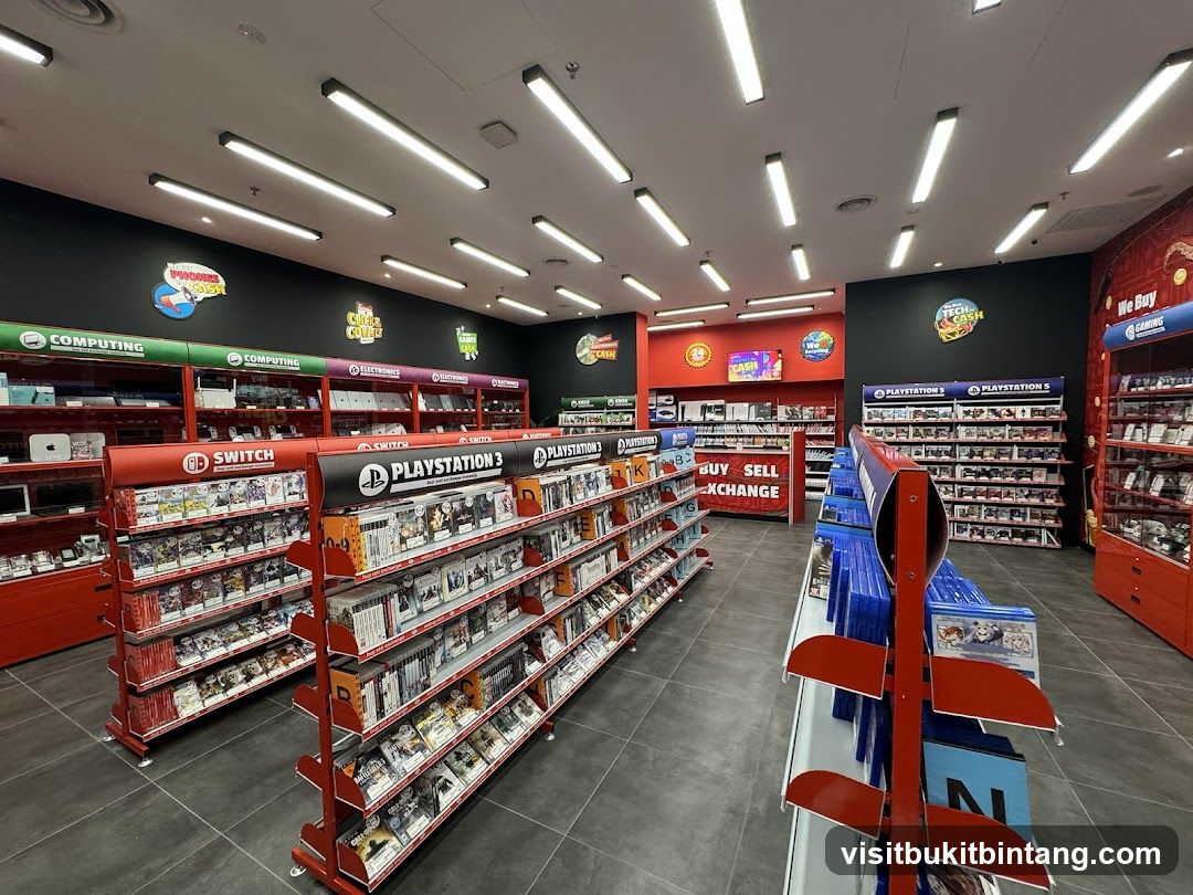 Video Game Store Interior