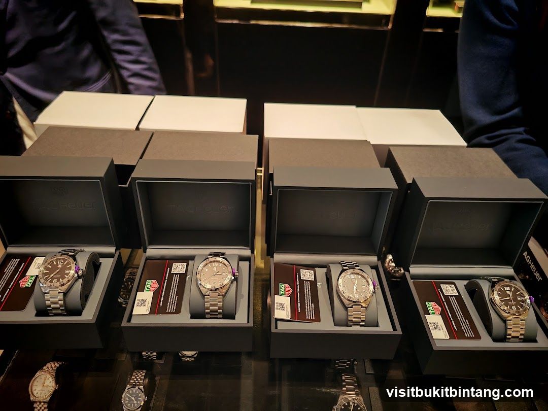 TAG Heuer Watches Display