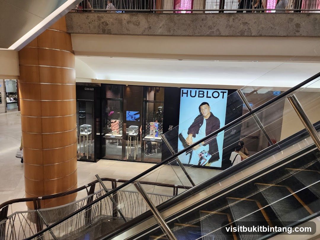 Hublot Storefront with Advertisement