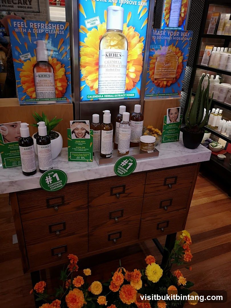 Kiehl's Skincare Display
