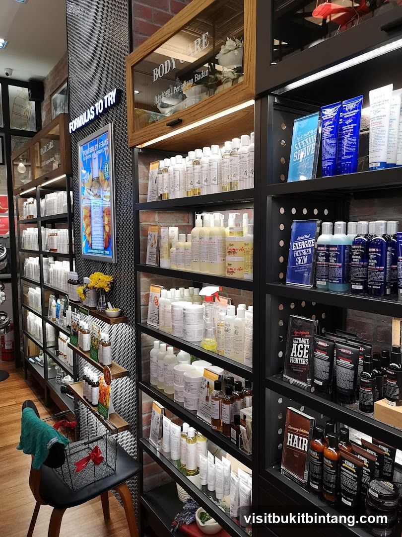 Skincare and Haircare Products Display