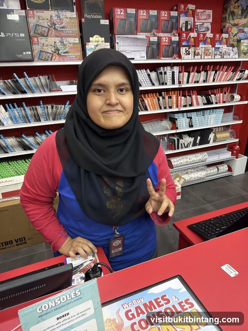 Employee at a Game Store