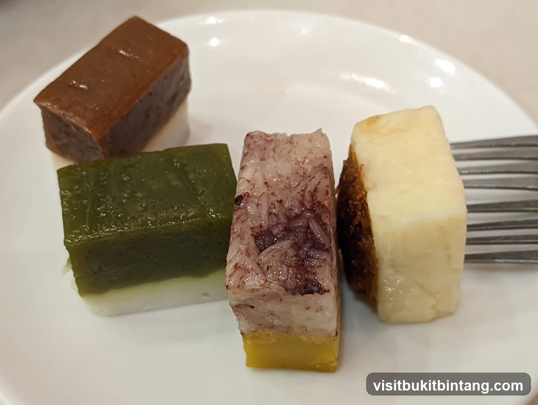 Four Desserts on a Plate