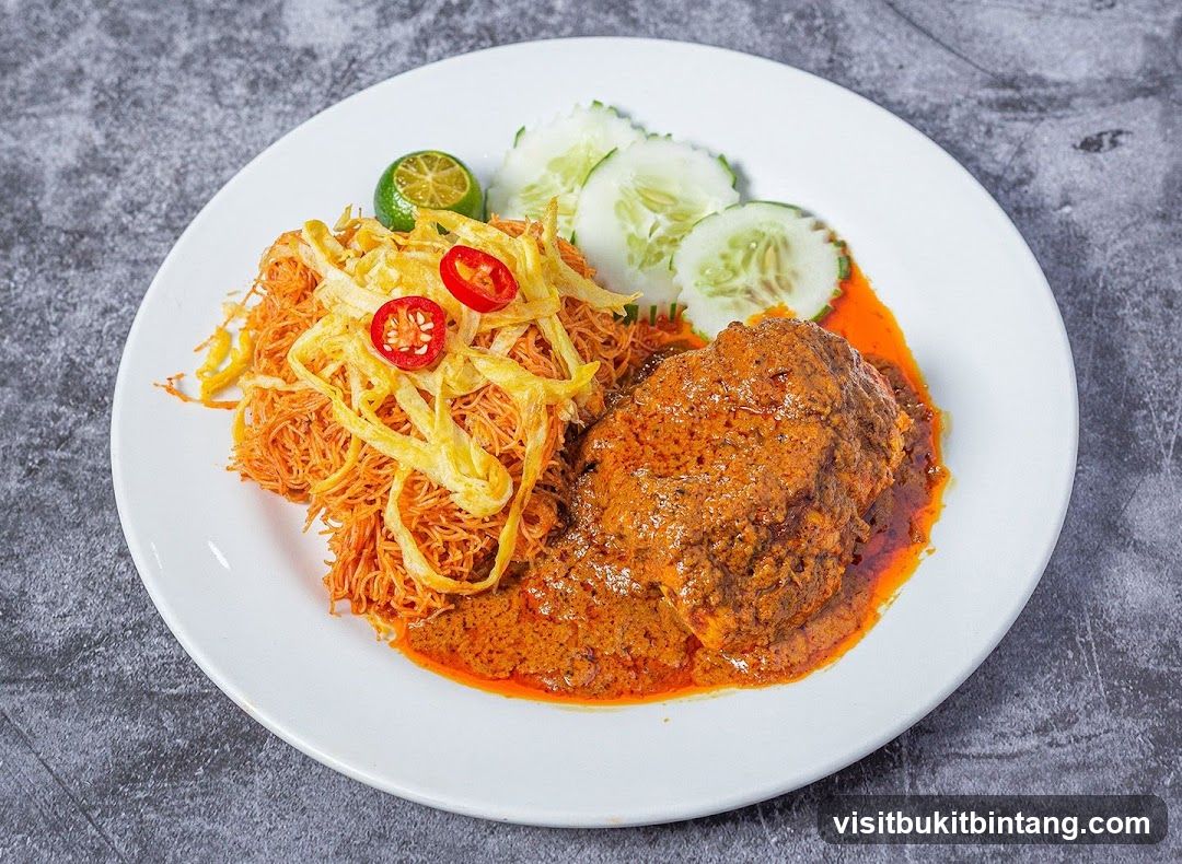Nasi Lemak with Rendang
