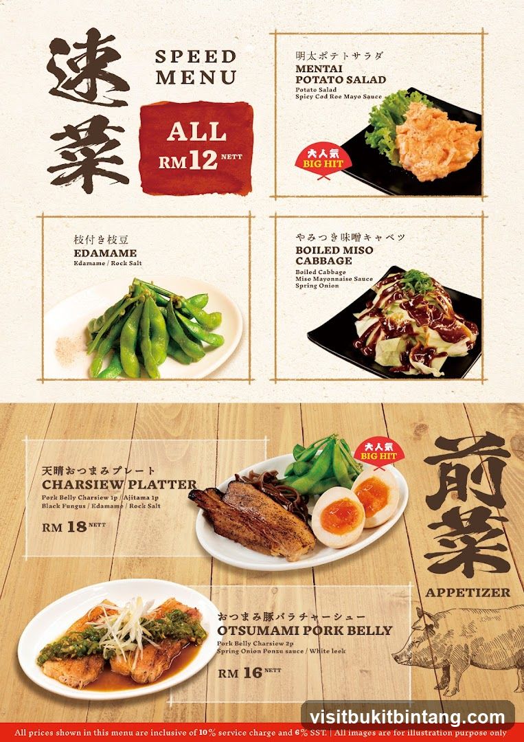 SPEED MENU