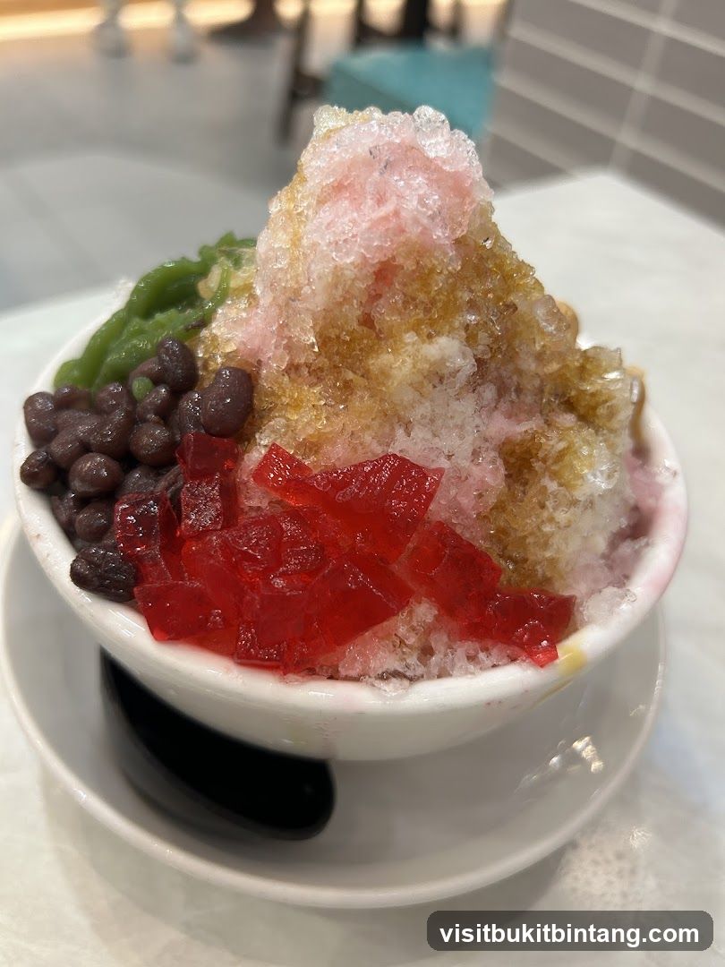 Shaved Ice Dessert