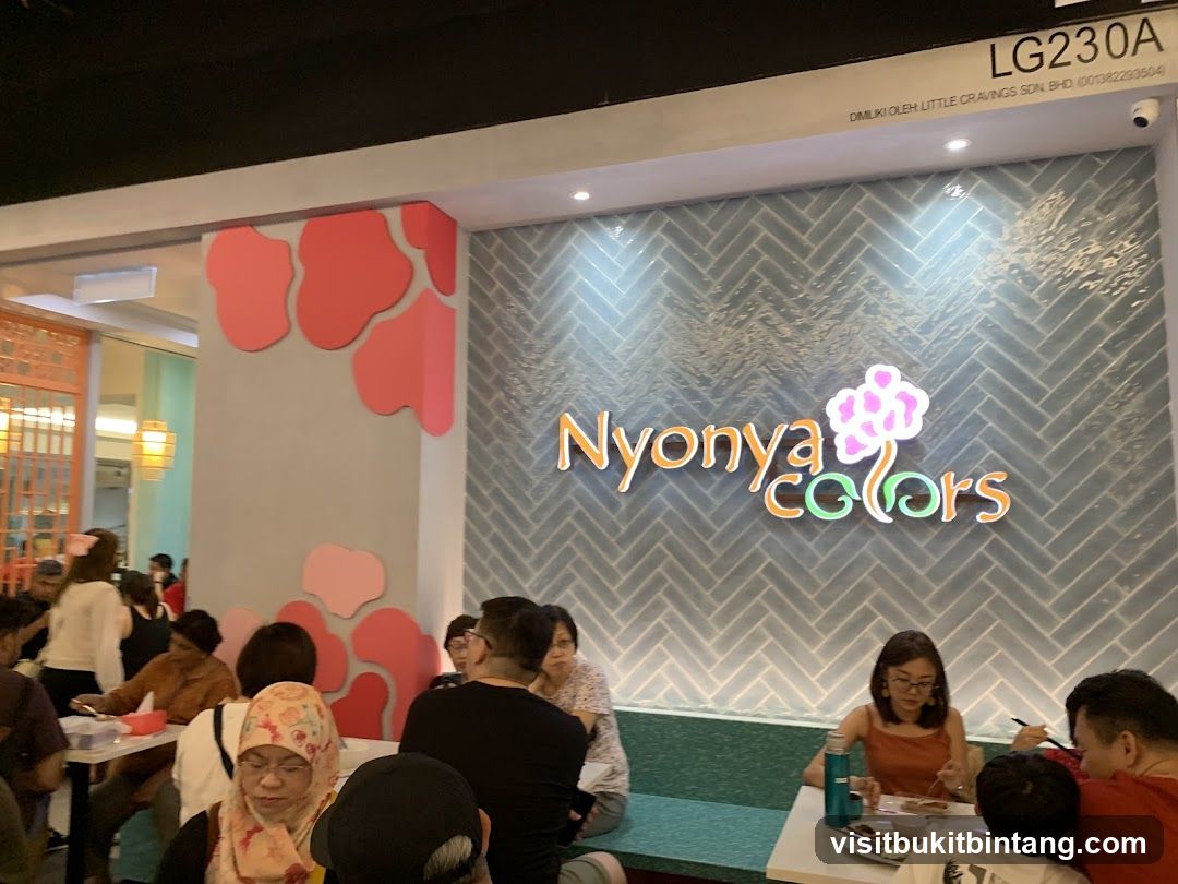 Nyonya Colors Restaurant Interior
