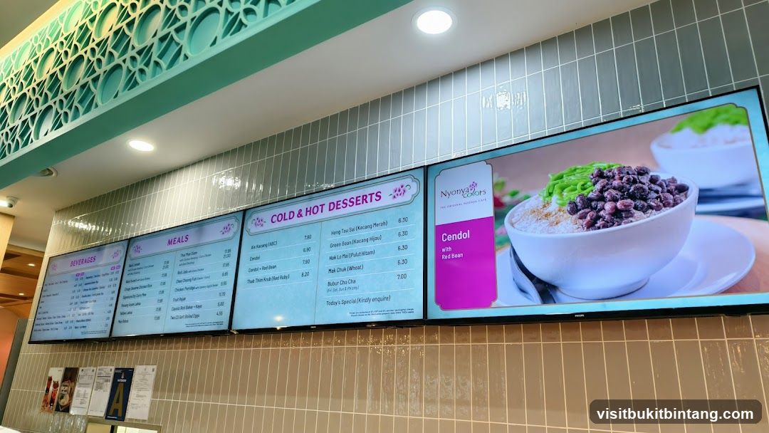 Nyonya Colors Menu