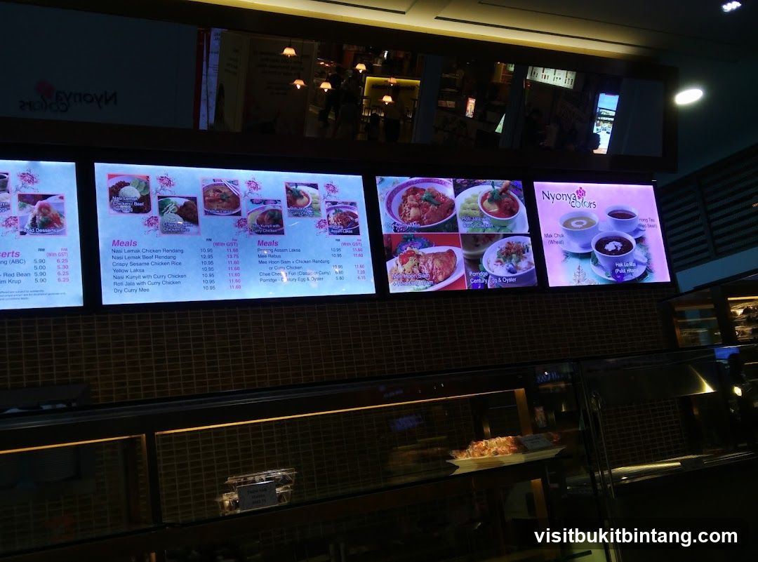 Nyonya Colors Menu