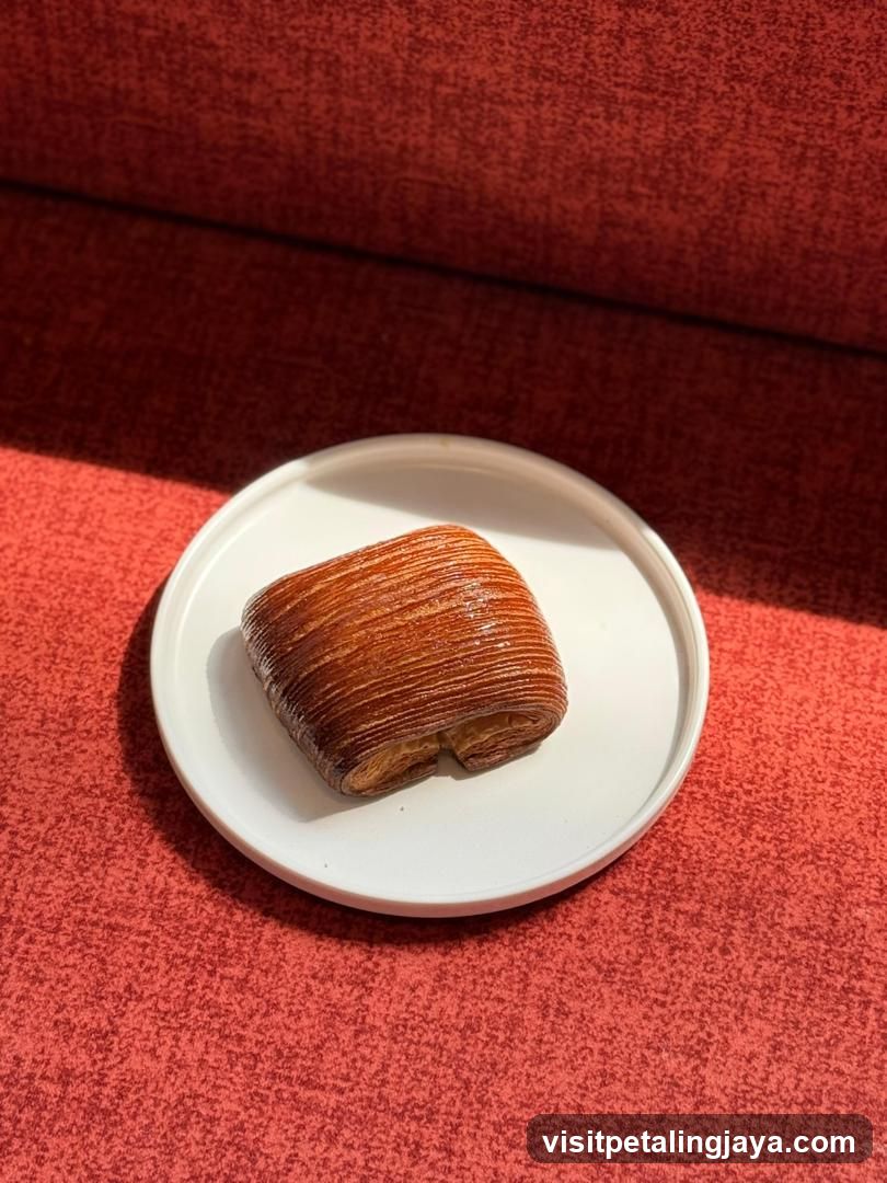 Pastry on Red Background