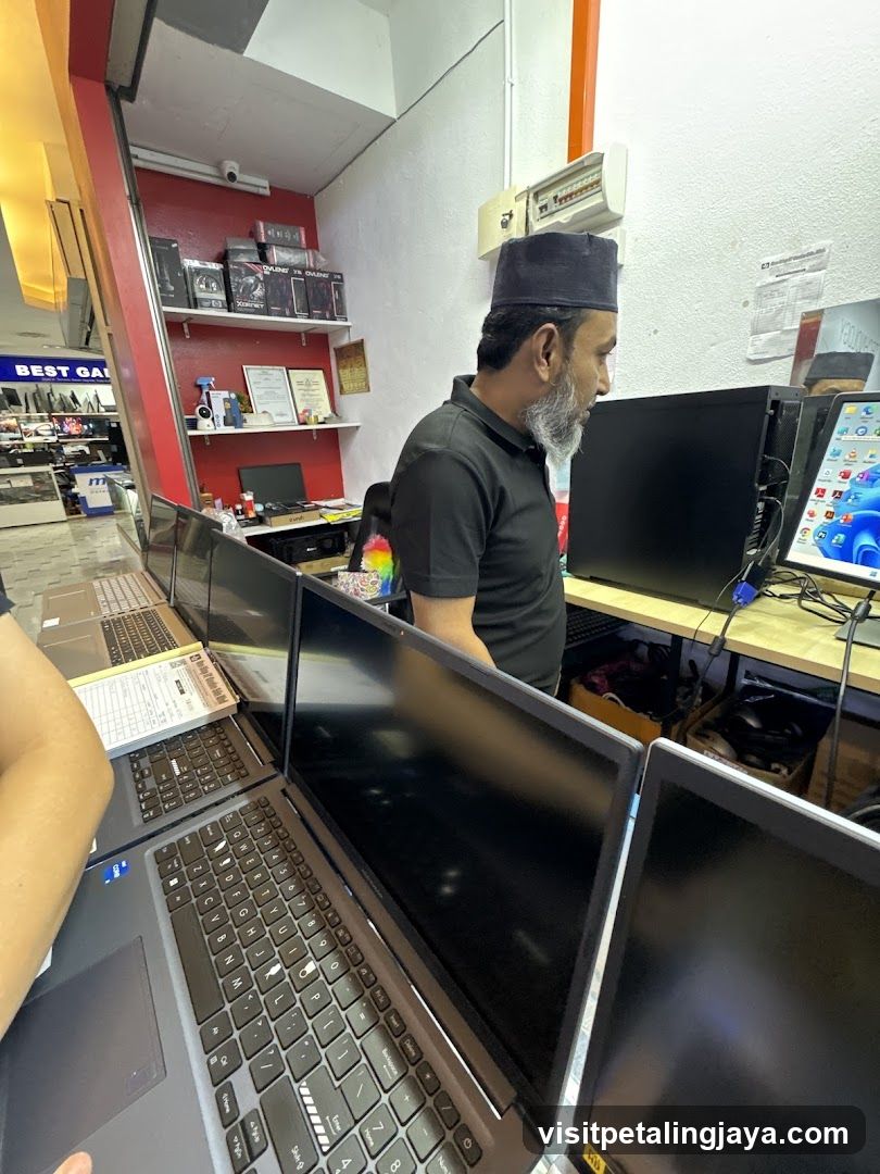 Computer Repair Shop Interior