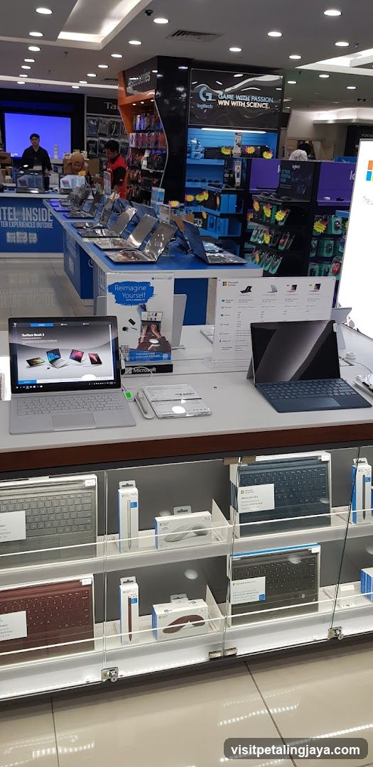 Electronics Store Interior Display