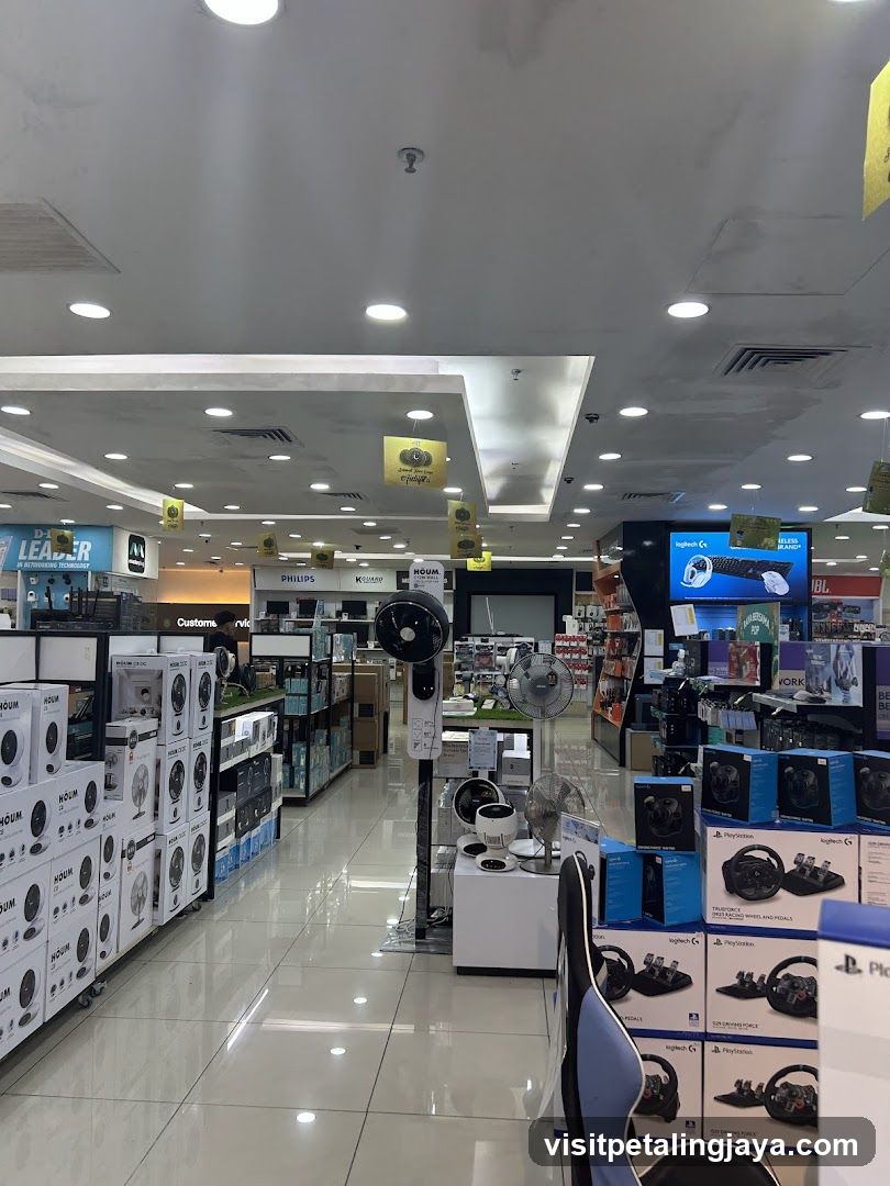 Electronics Store Interior