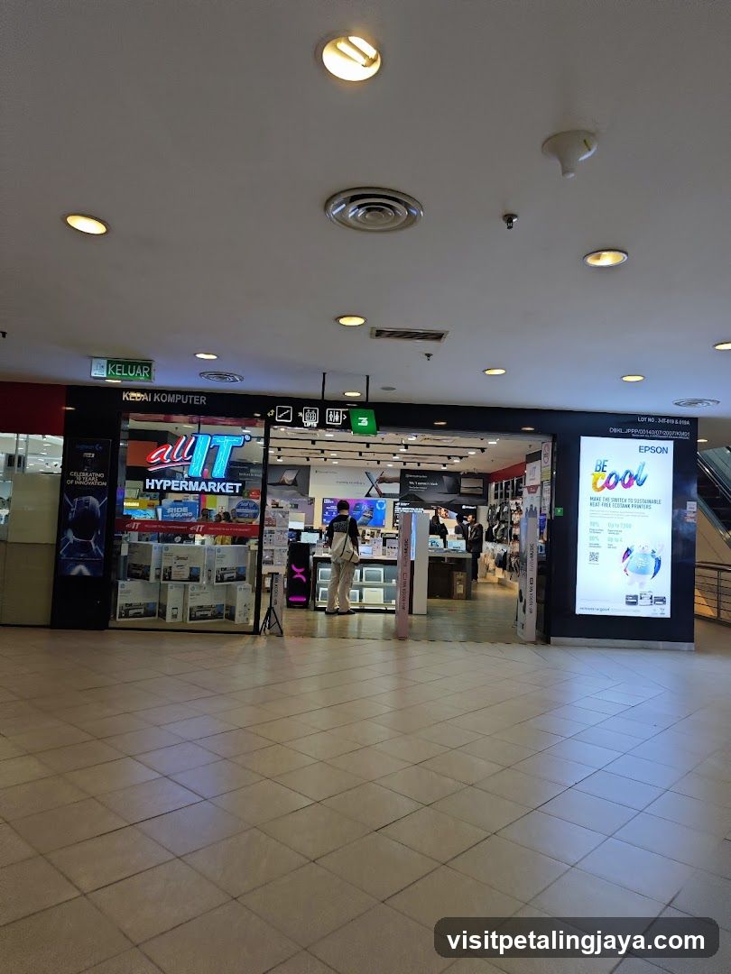Shopping Mall Interior View