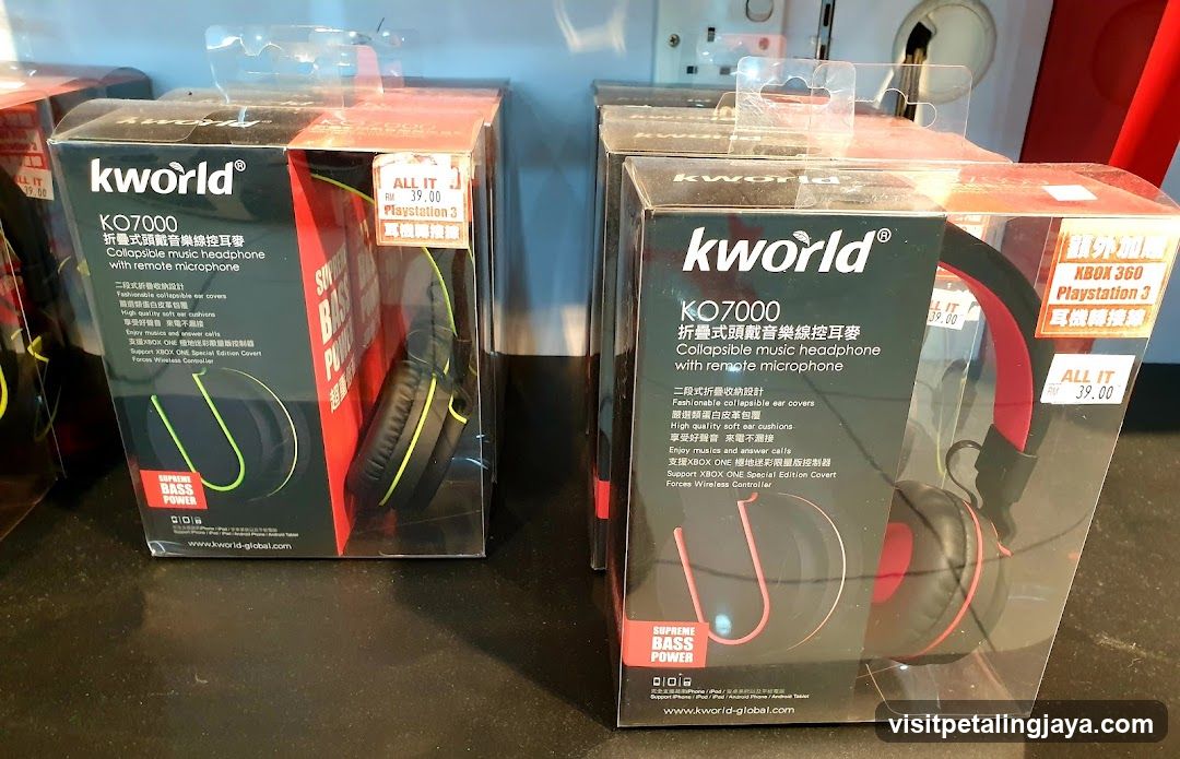 KWorld KO7000 Headphones Display