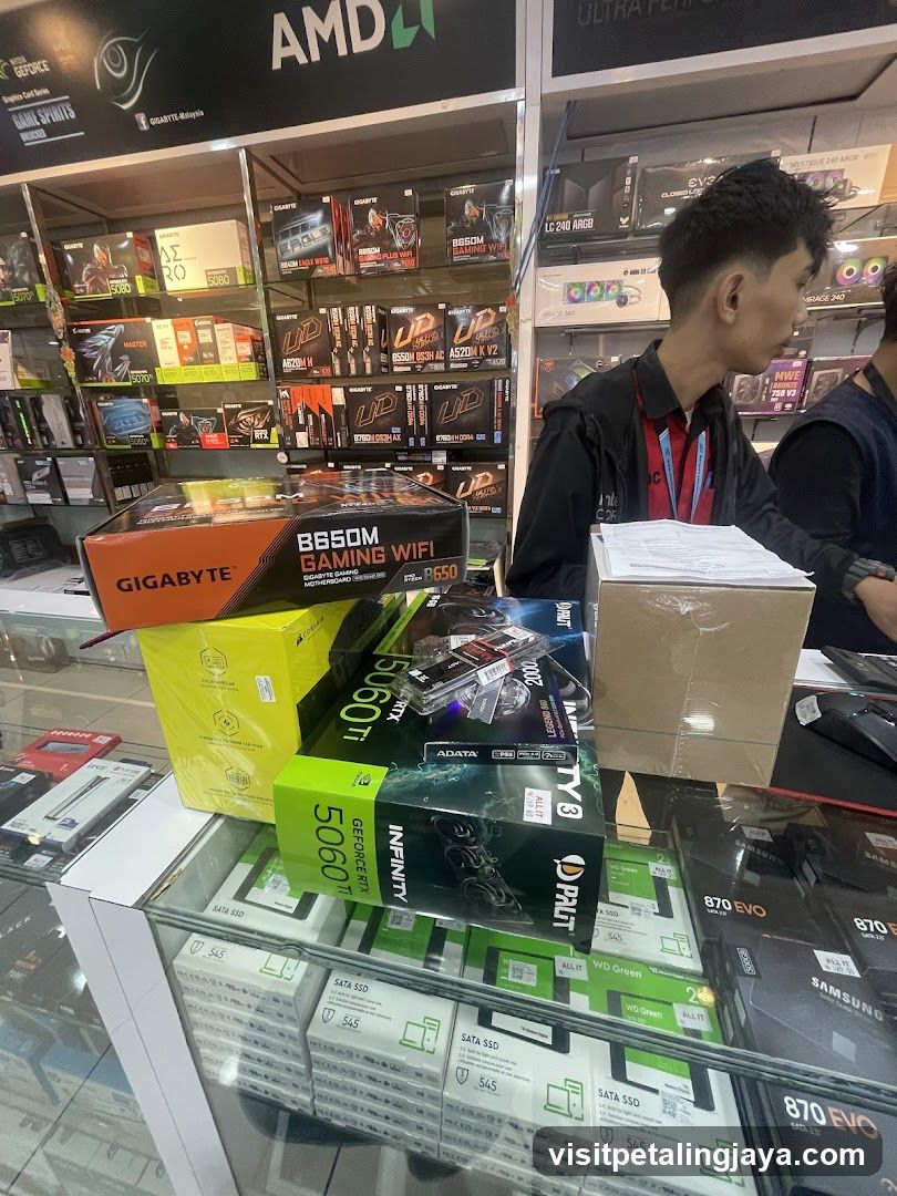 Tech Store Interior Display