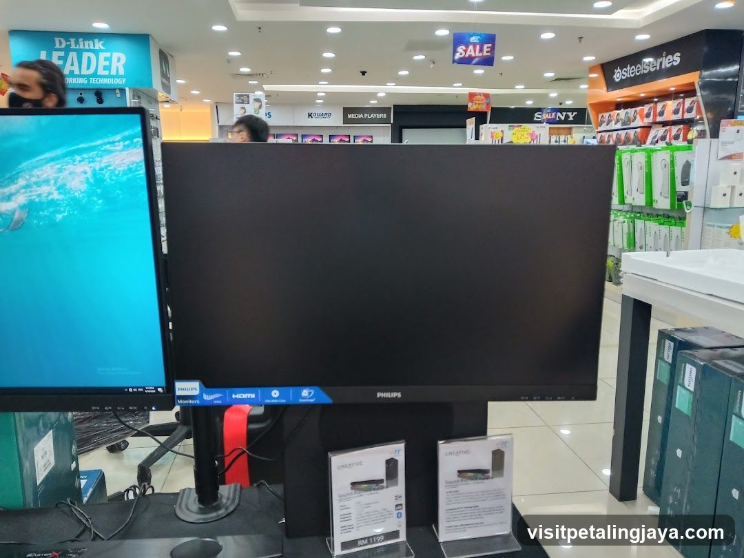 Electronics Store Interior Display