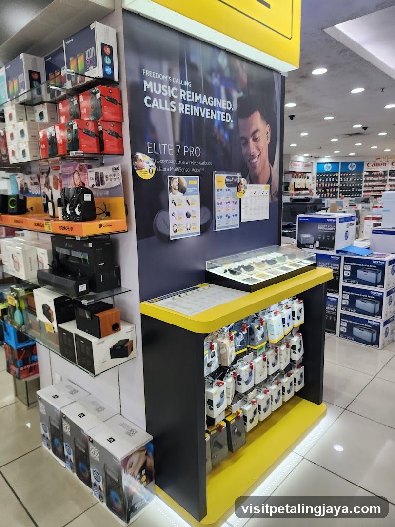 Electronics Store Interior Display