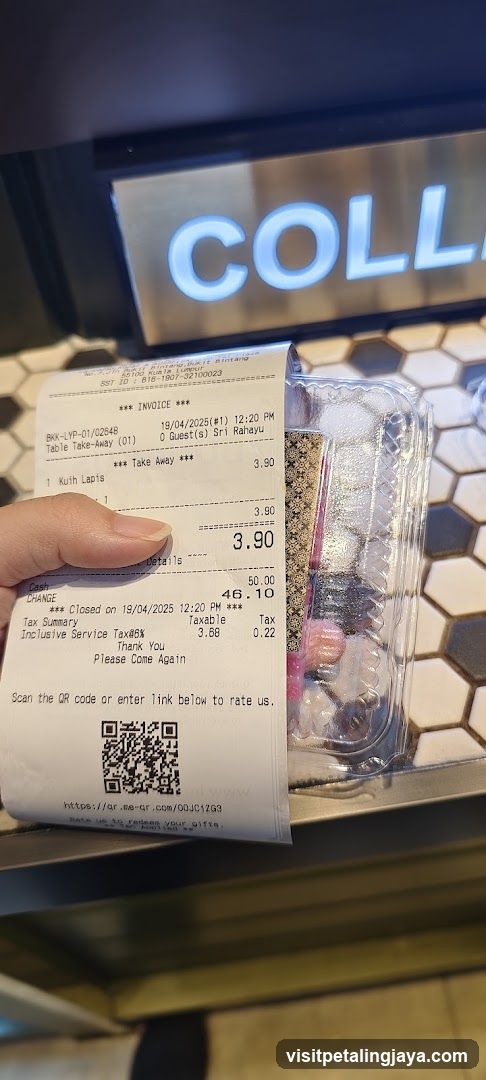 Receipt and Takeaway Container