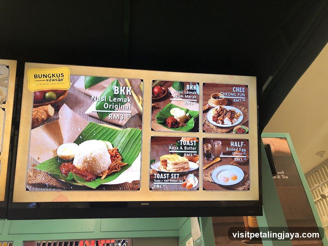Bungkus KFC W-F&W Menu Board
