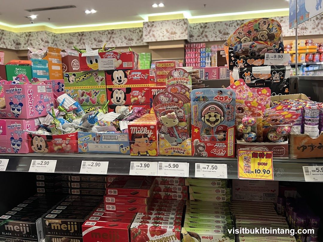 Assortment of Candies and Snacks